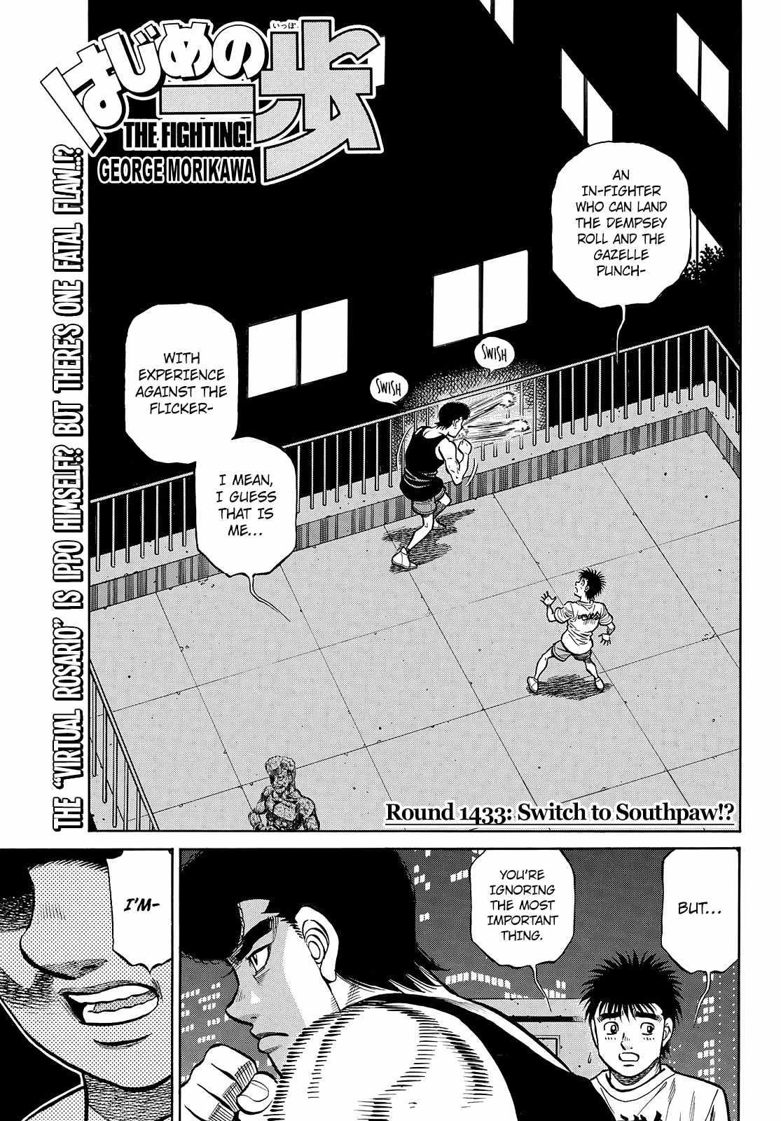 Hajime no Ippo Chapter 1433 - Manhwa18.com