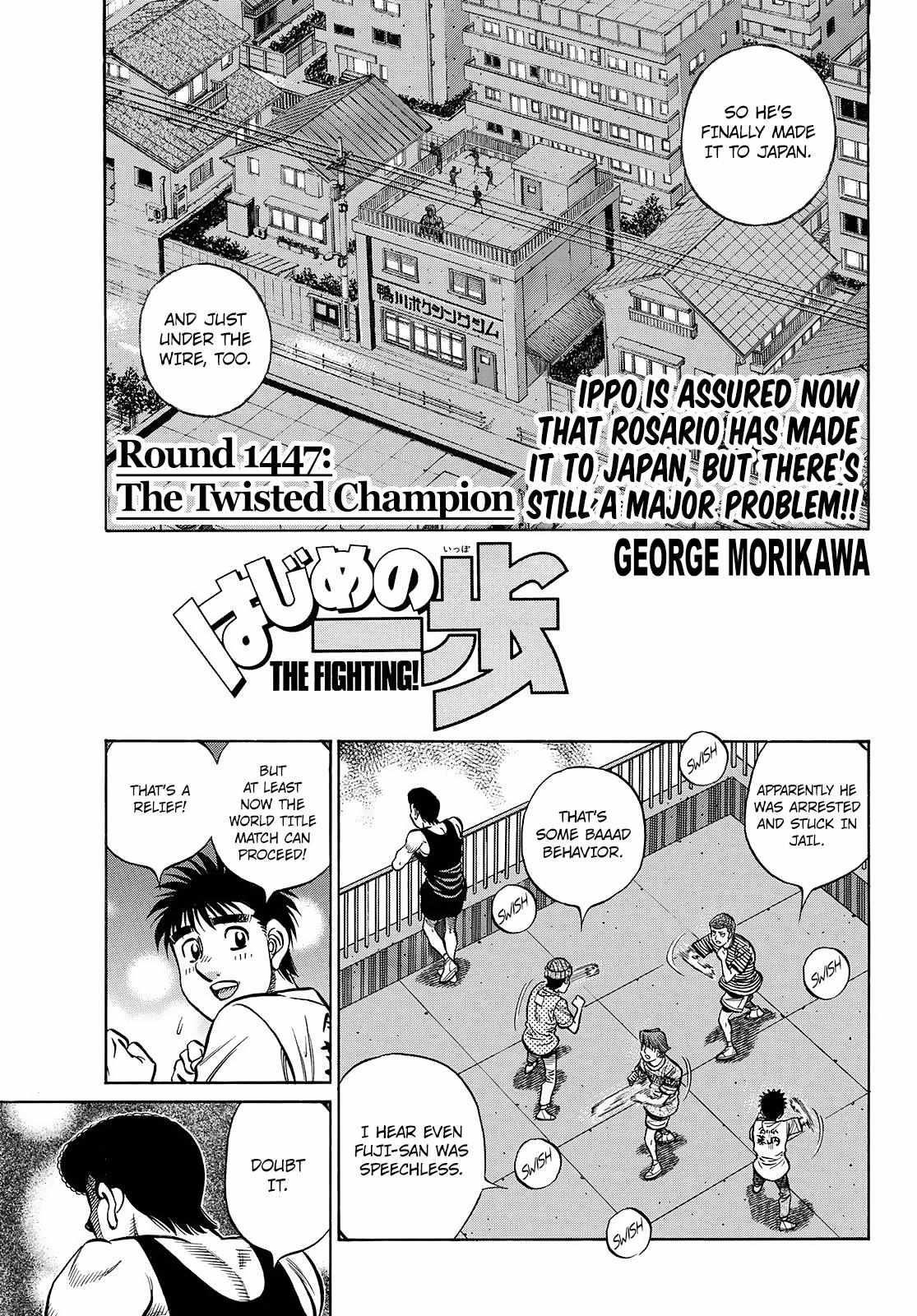 Hajime no Ippo Chapter 1447 - Manhwa18.com