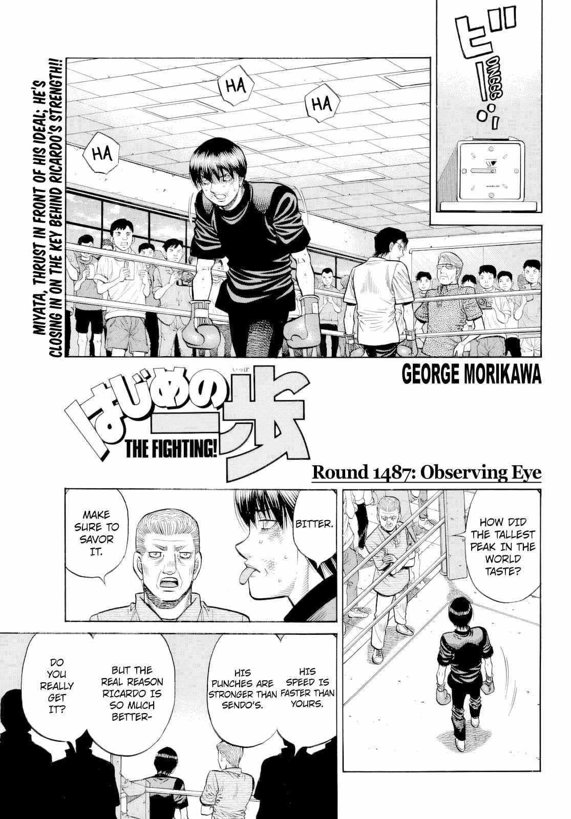 Hajime no Ippo Chapter 1487 - Manhwa18.com
