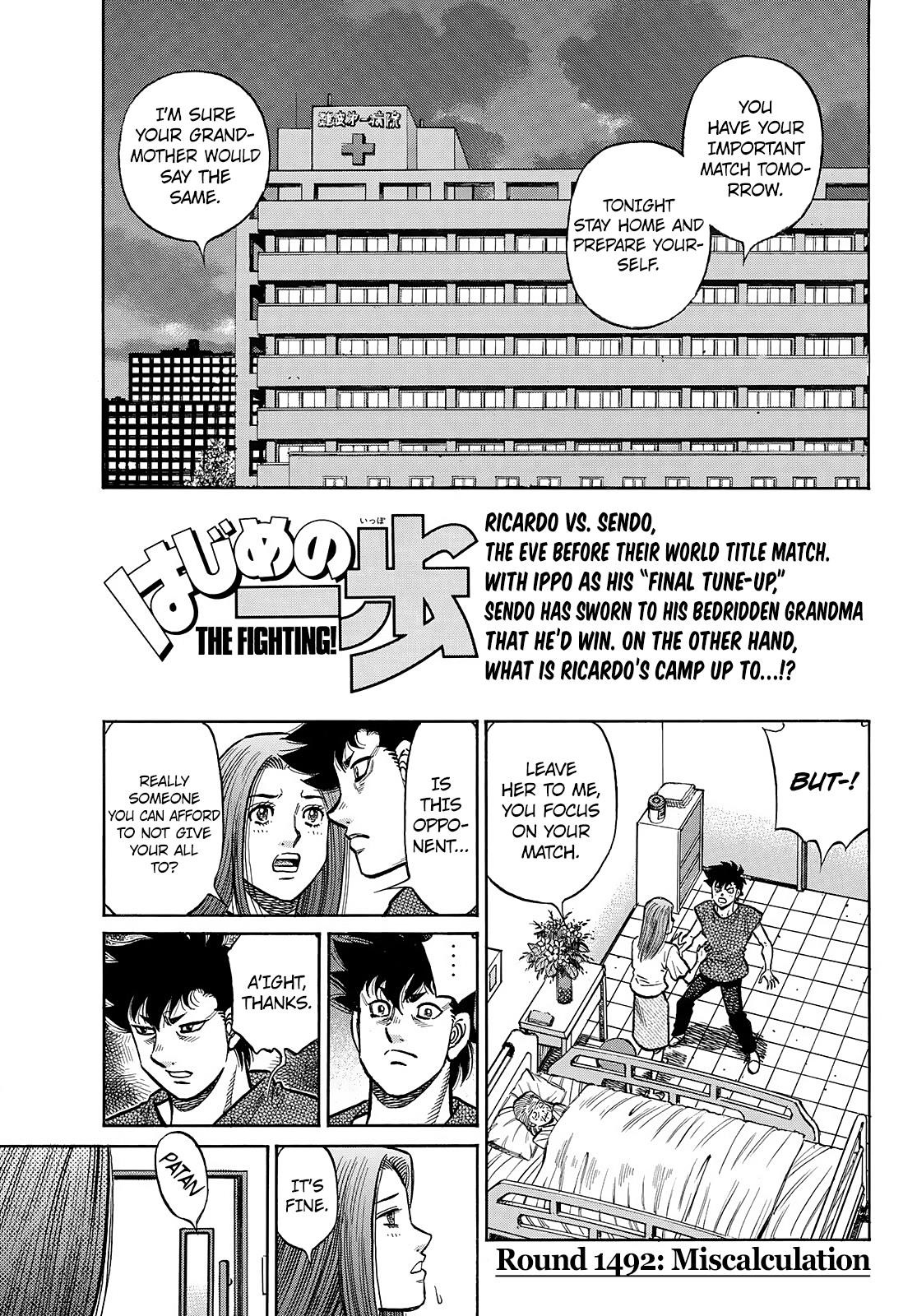 Hajime no Ippo Chapter 1492 - Manhwa18.com