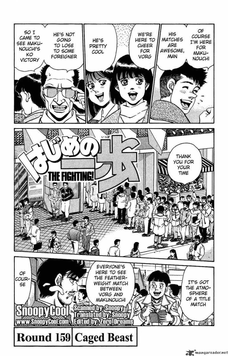 Hajime no Ippo Chapter 159 - Manhwa18.com