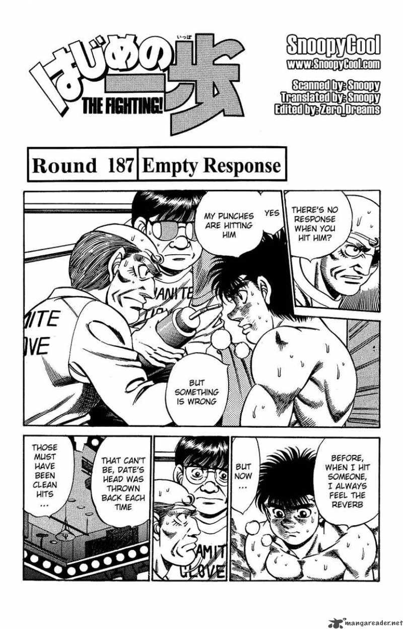 Hajime no Ippo Chapter 187 - Manhwa18.com