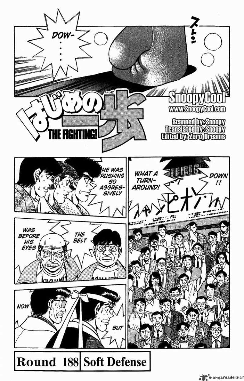 Hajime no Ippo Chapter 188 - Manhwa18.com