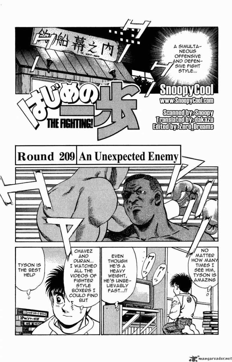 Hajime no Ippo Chapter 209 - Manhwa18.com