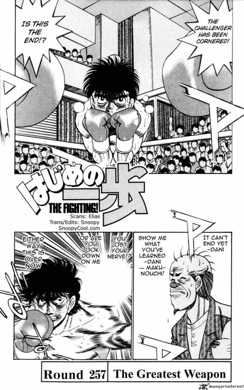 Hajime no Ippo Chapter 257 - Manhwa18.com