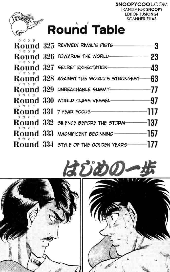 Hajime no Ippo Chapter 325 - Manhwa18.com