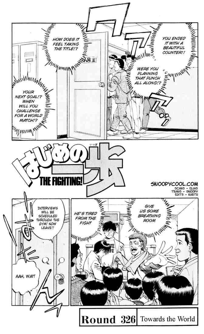 Hajime no Ippo Chapter 326 - Manhwa18.com