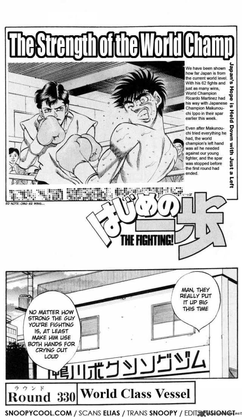 Hajime no Ippo Chapter 330 - Manhwa18.com