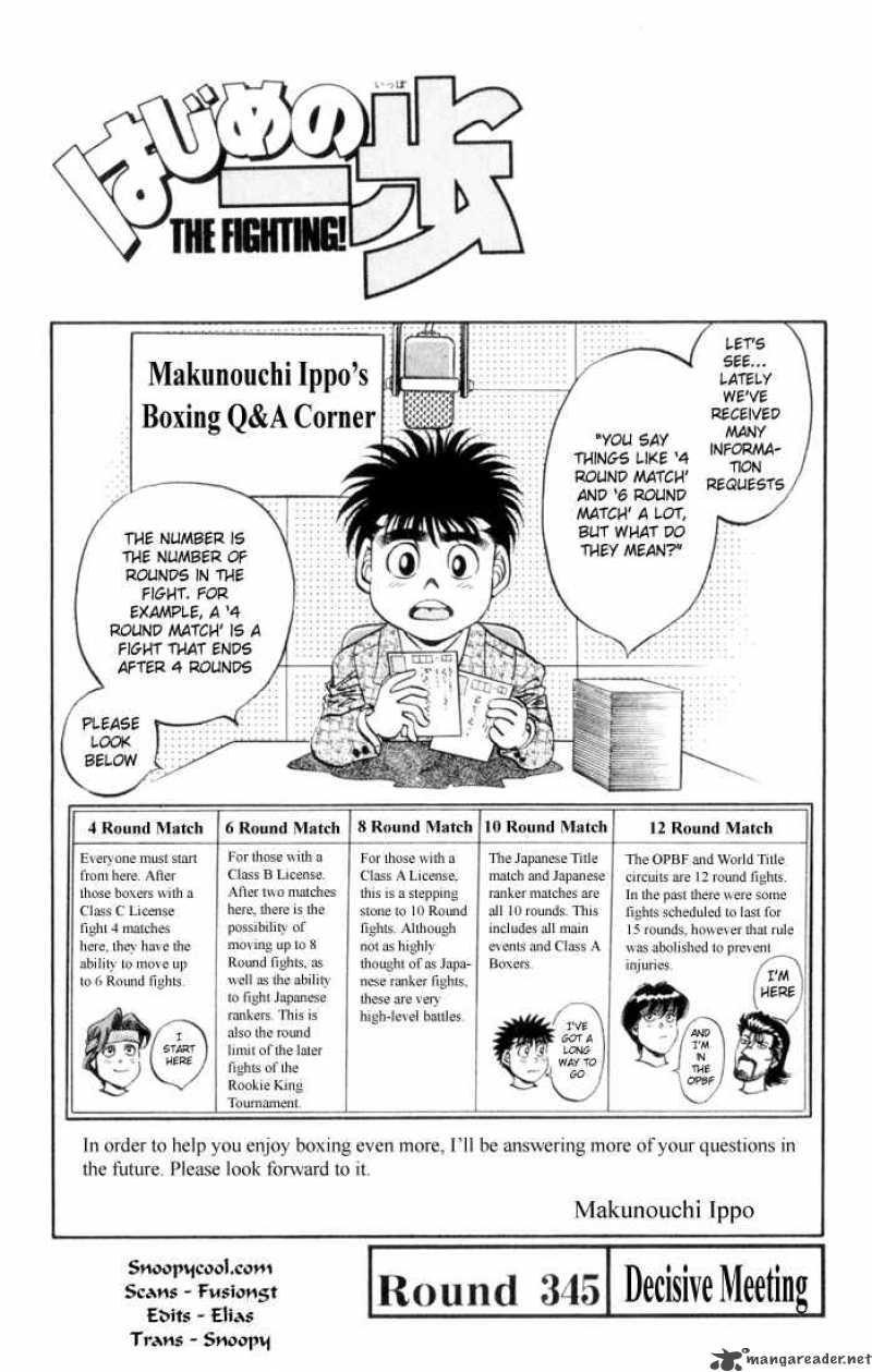 Hajime no Ippo Chapter 345 - Manhwa18.com