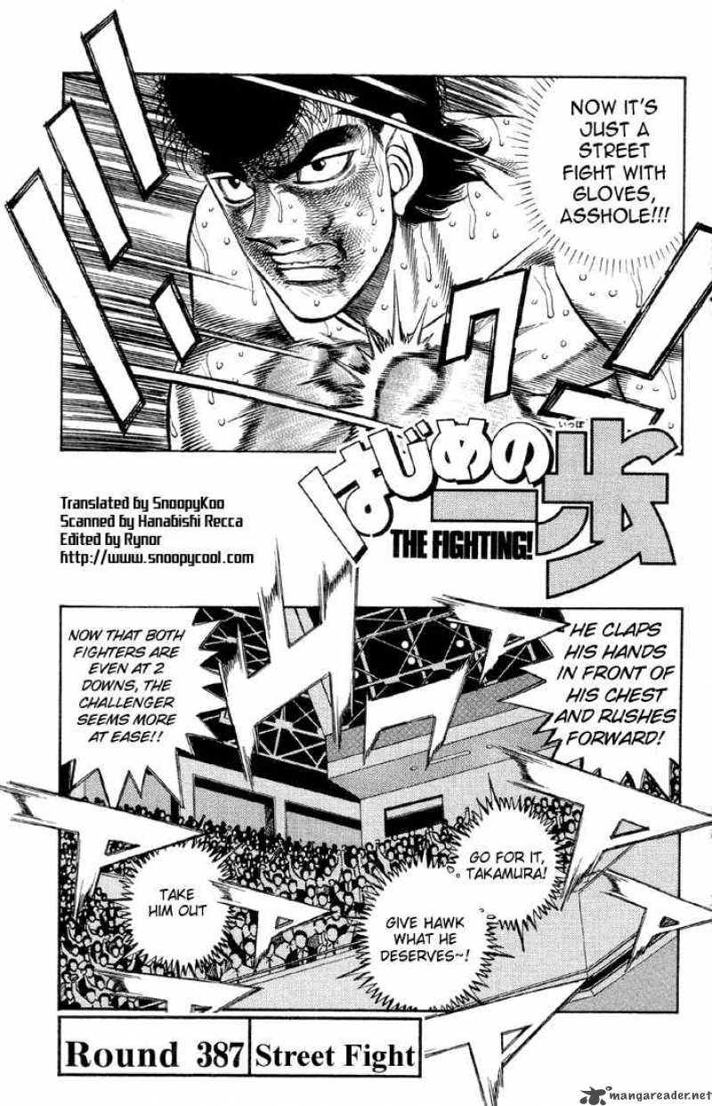 Hajime no Ippo Chapter 387 - Manhwa18.com