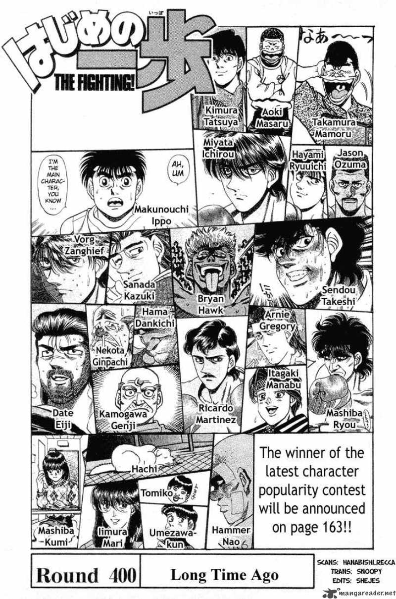 Hajime no Ippo Chapter 400 - Manhwa18.com