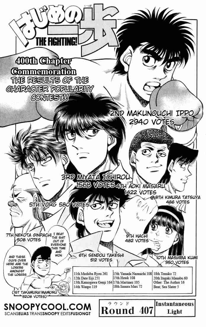 Hajime no Ippo Chapter 407 - Manhwa18.com