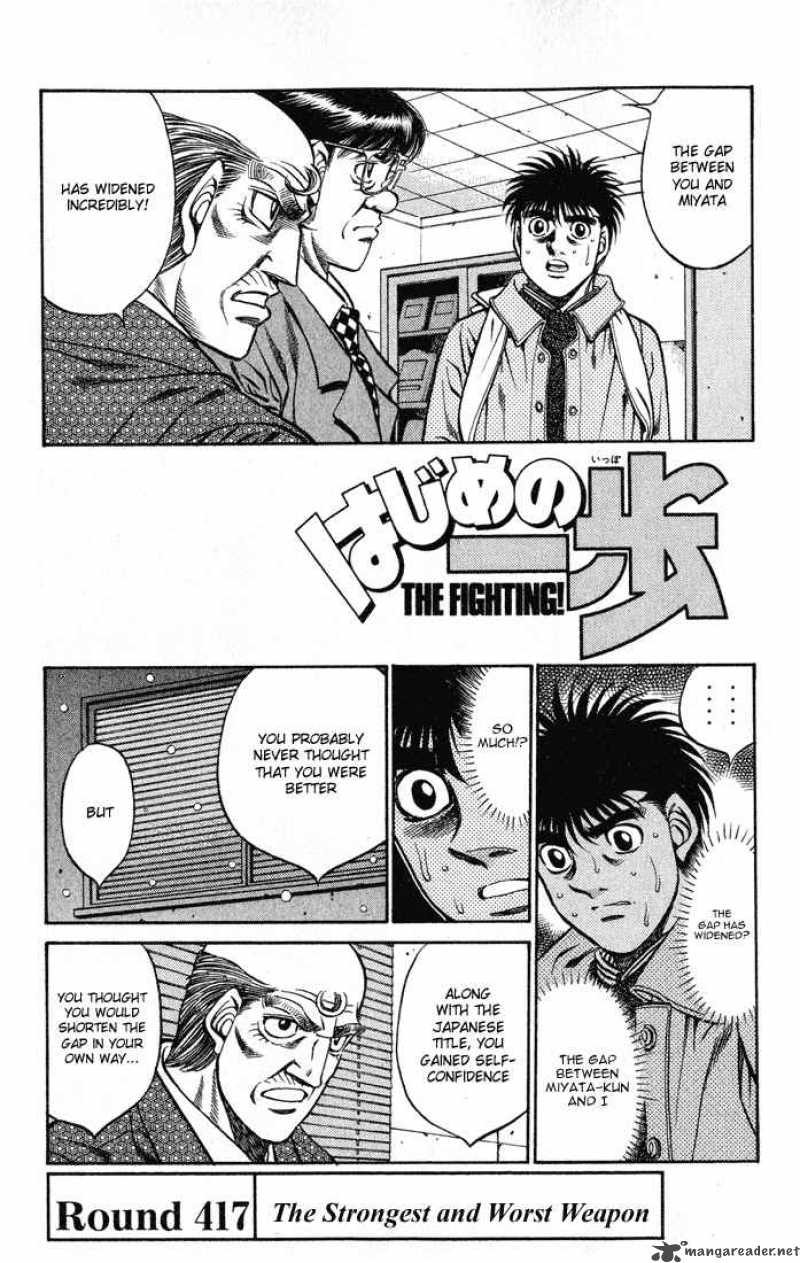 Hajime no Ippo Chapter 417 - Manhwa18.com