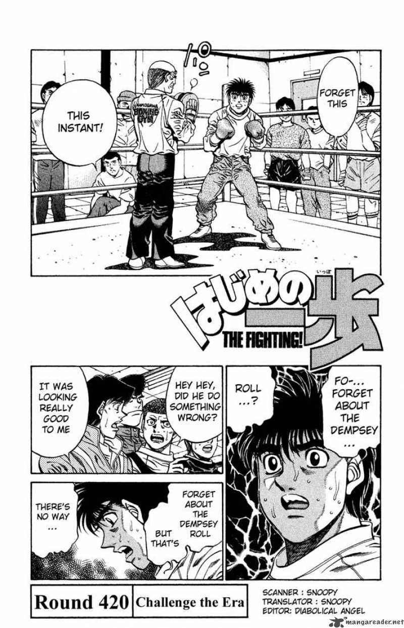 Hajime no Ippo Chapter 420 - Manhwa18.com