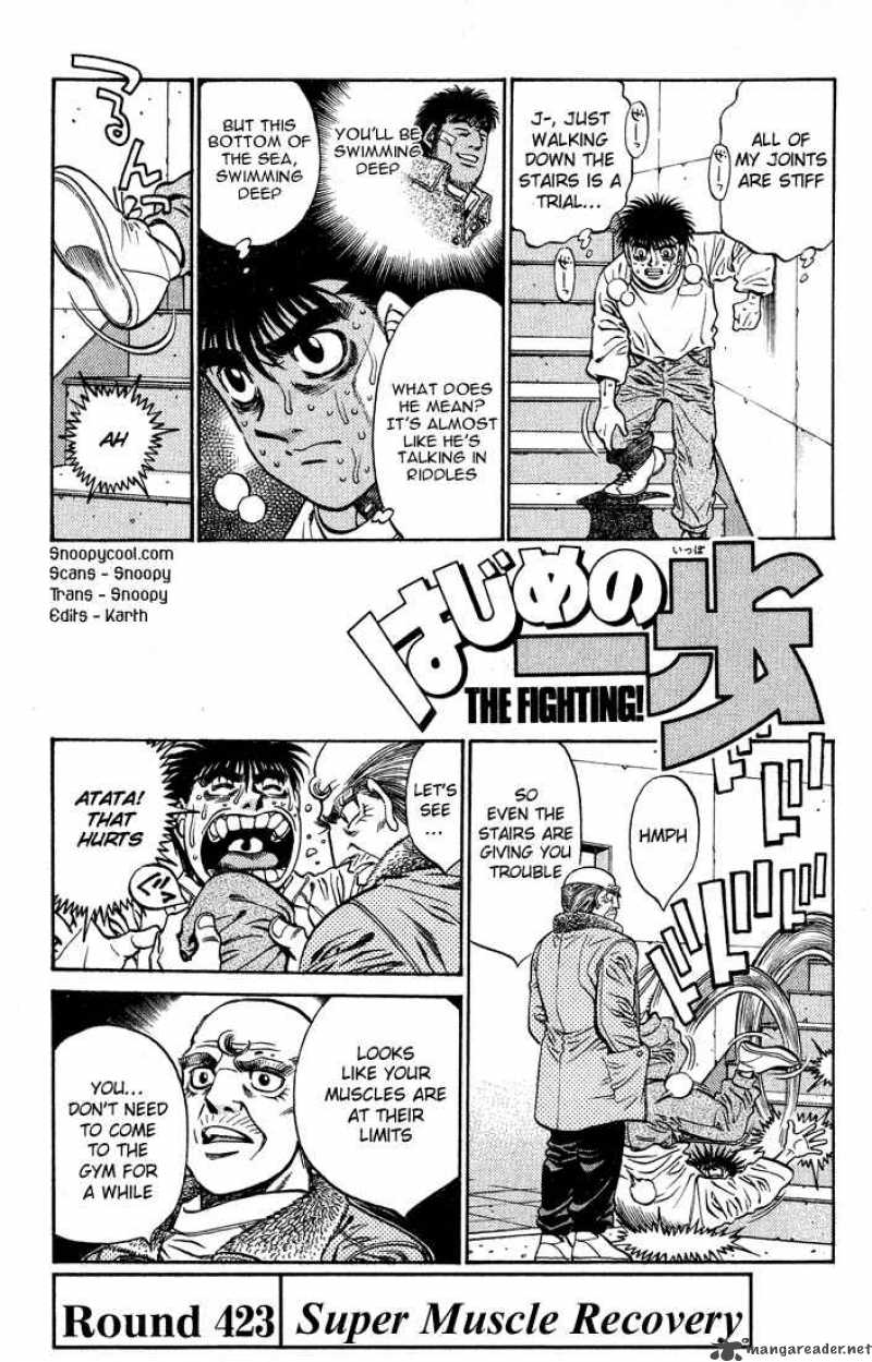 Hajime no Ippo Chapter 423 - Manhwa18.com