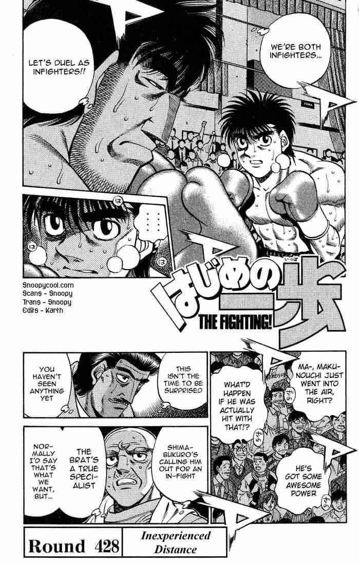 Hajime no Ippo Chapter 428 - Manhwa18.com