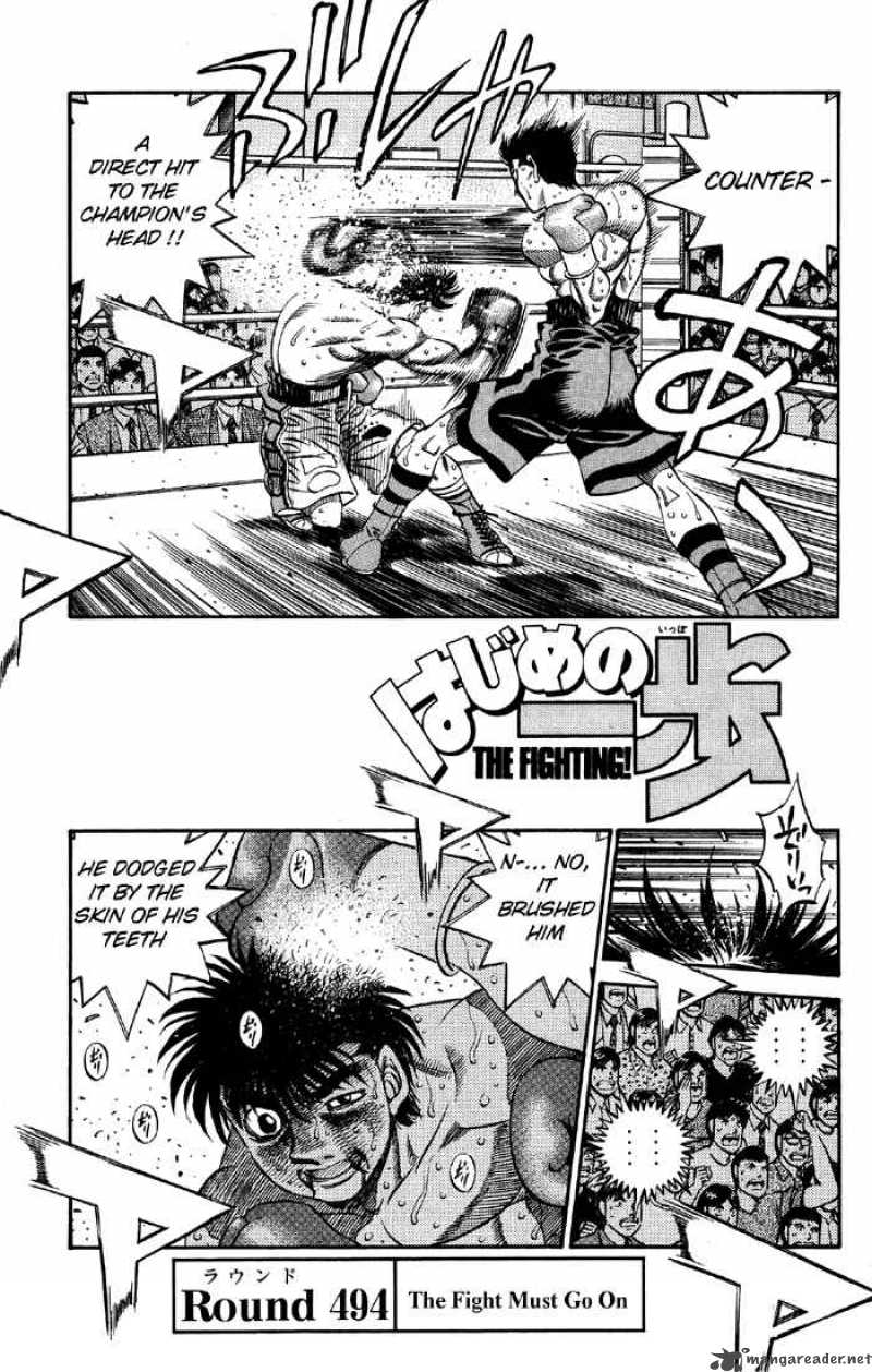 Hajime no Ippo Chapter 494 - Manhwa18.com