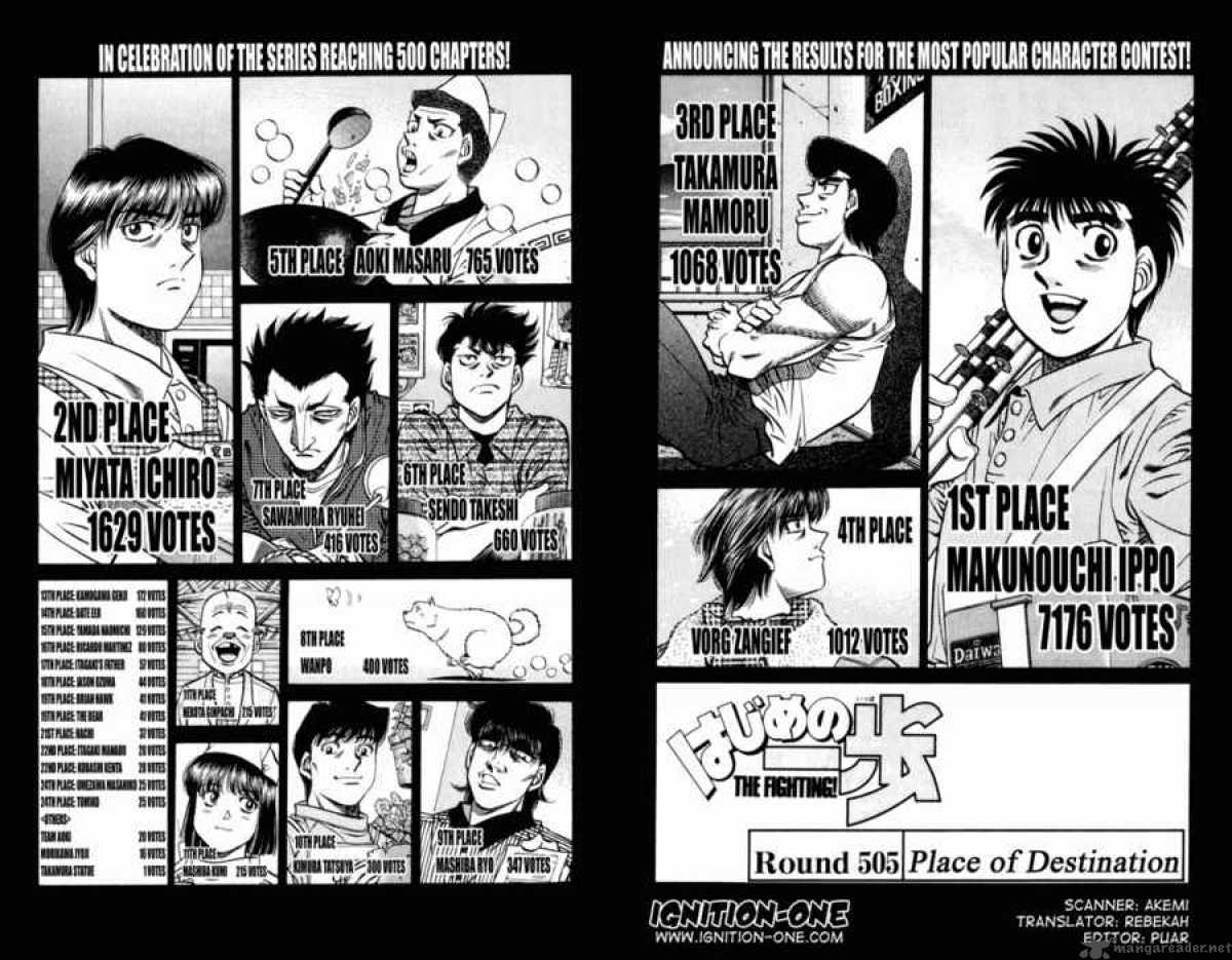 Hajime no Ippo Chapter 505 - Manhwa18.com