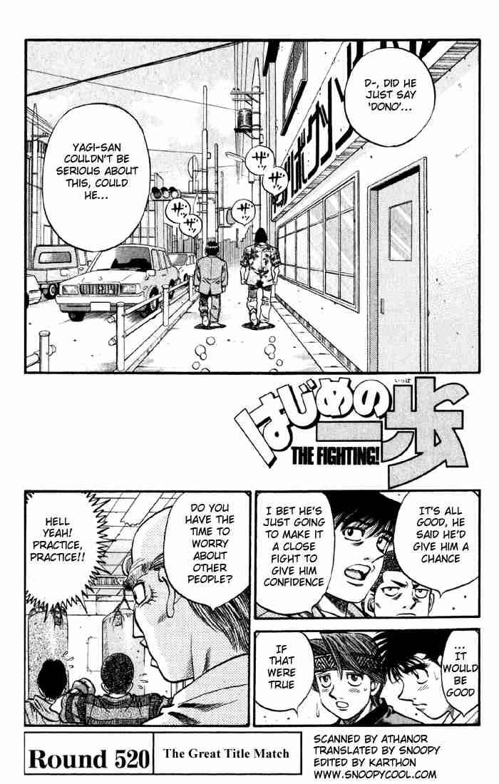 Hajime no Ippo Chapter 520 - Manhwa18.com