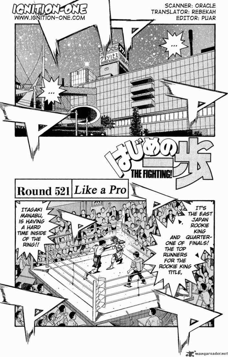 Hajime no Ippo Chapter 521 - Manhwa18.com