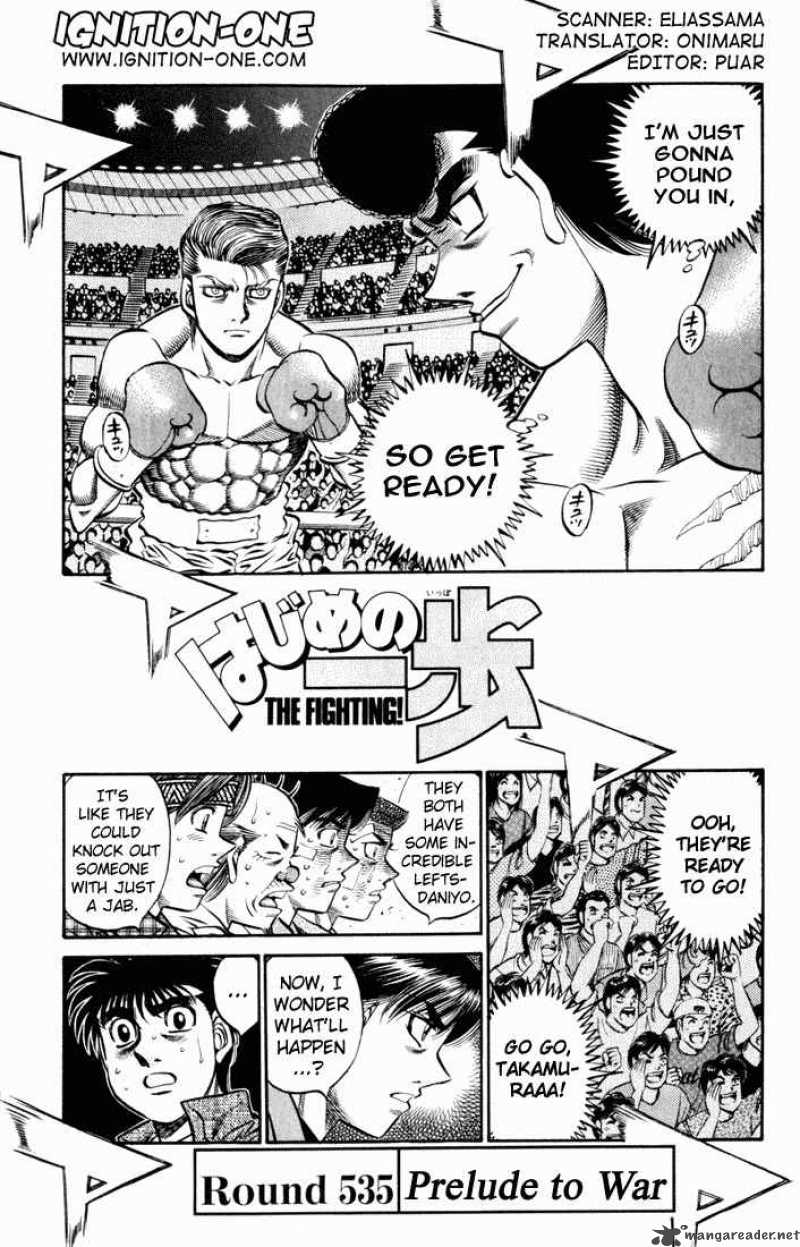 Hajime no Ippo Chapter 535 - Manhwa18.com