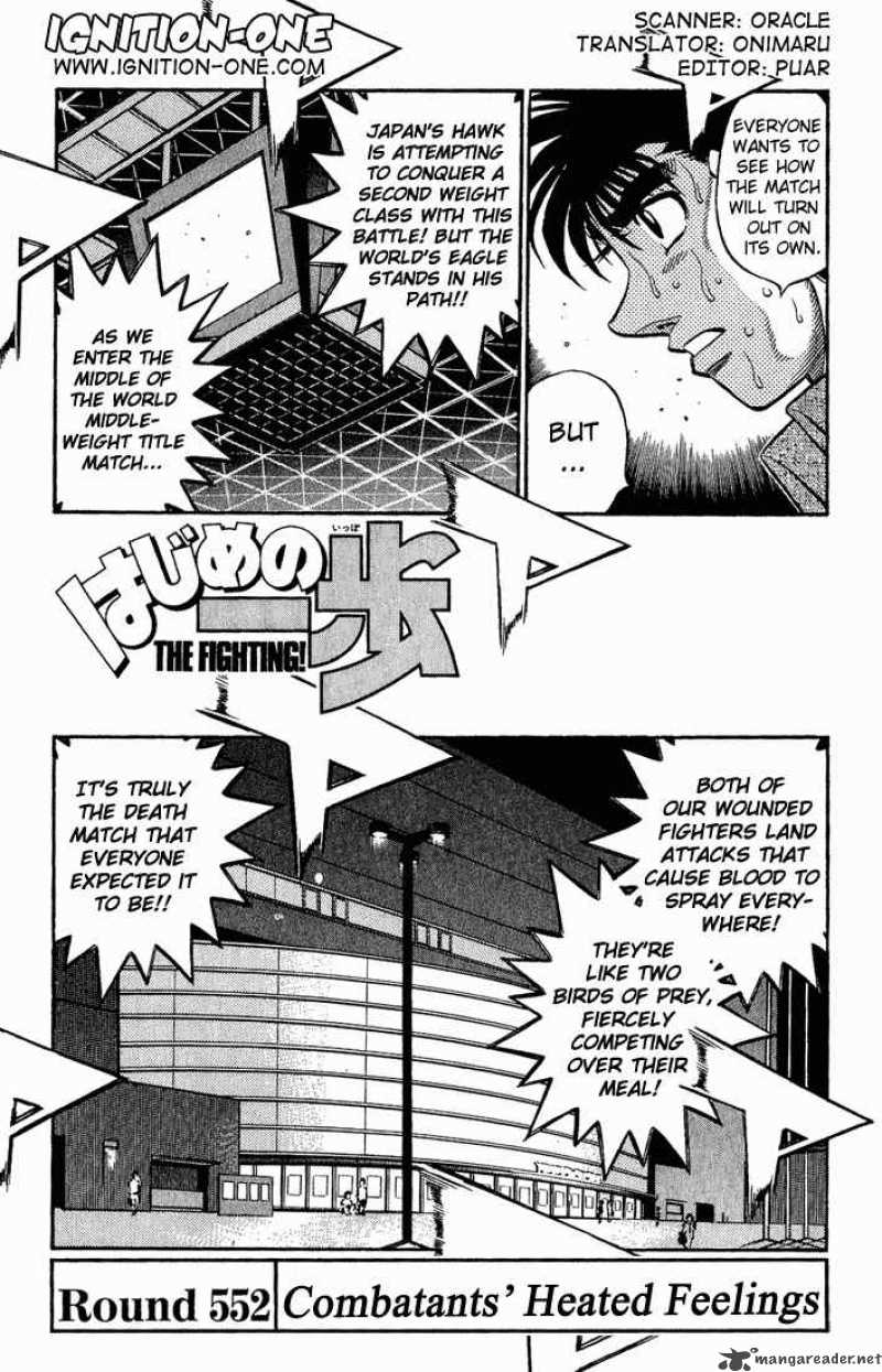 Hajime no Ippo Chapter 552 - Manhwa18.com