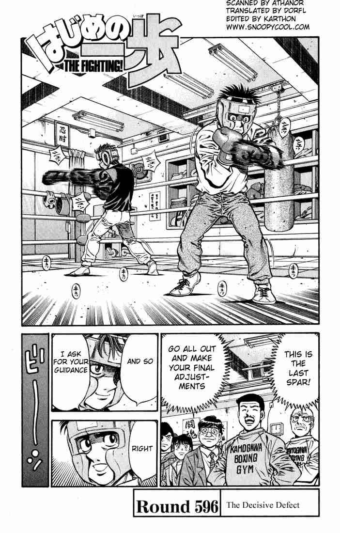 Hajime no Ippo Chapter 596 - Manhwa18.com