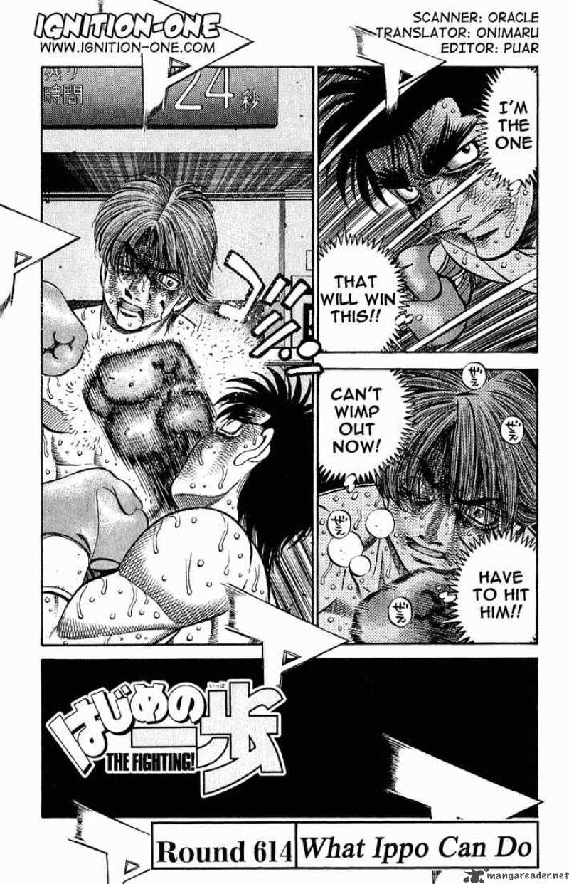 Hajime no Ippo Chapter 614 - Manhwa18.com