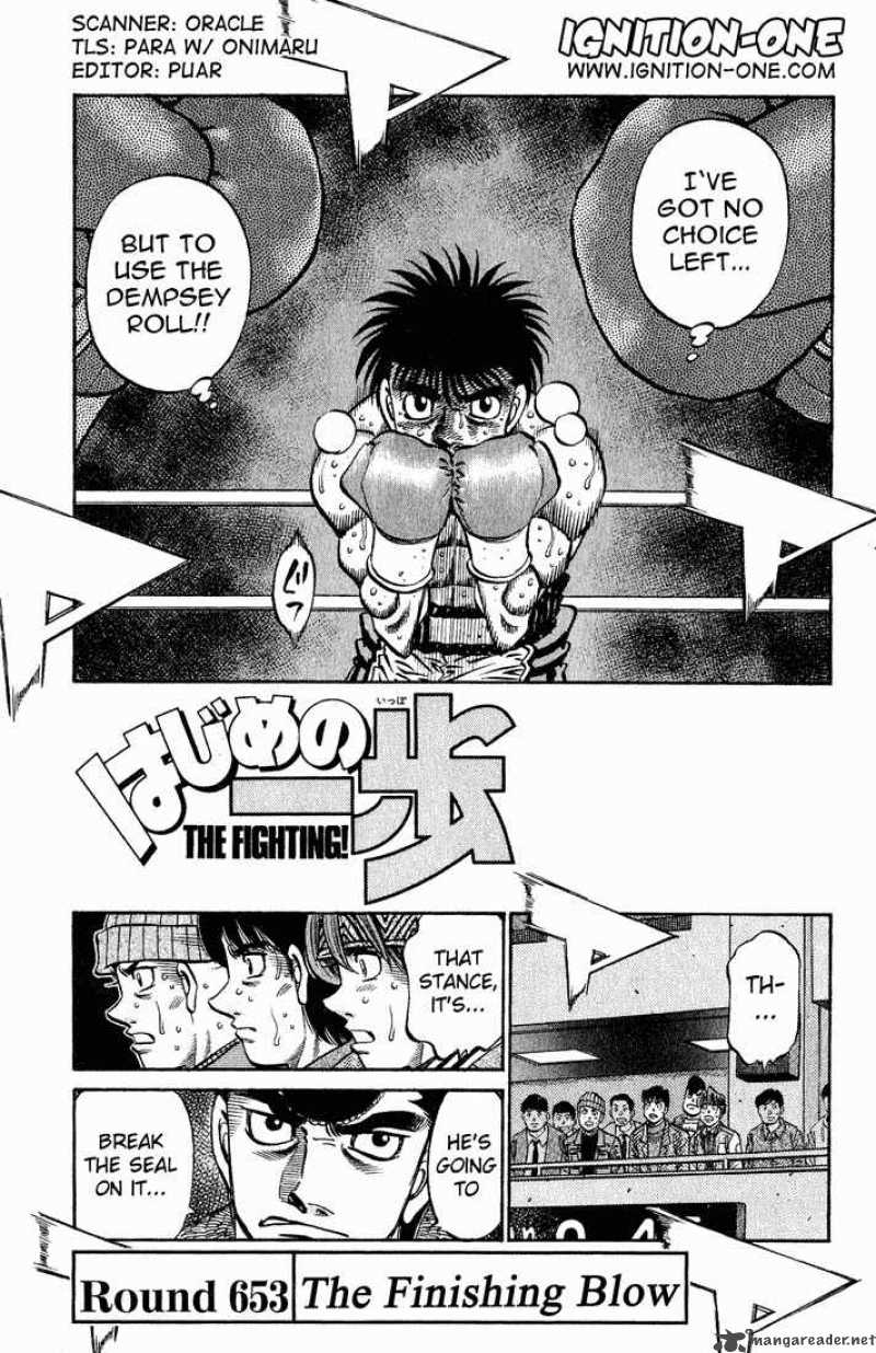 Hajime no Ippo Chapter 653 - Manhwa18.com