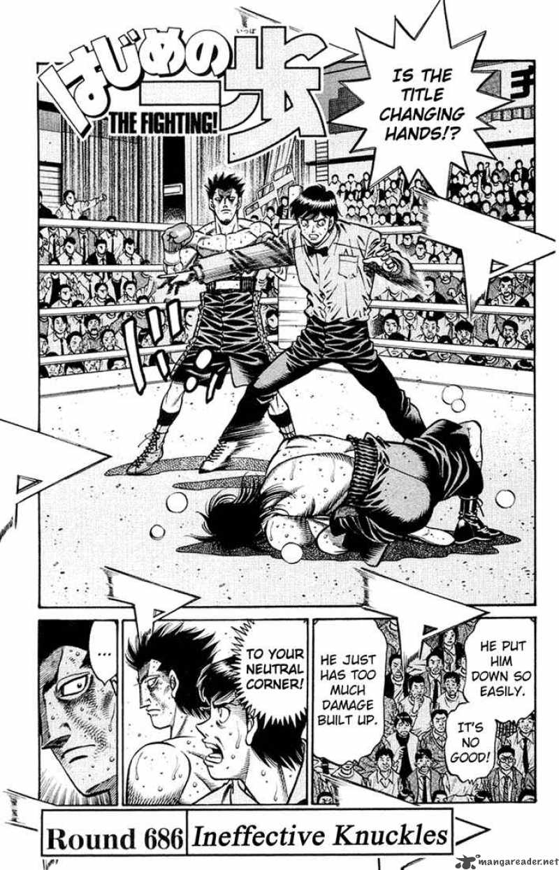 Hajime no Ippo Chapter 686 - Manhwa18.com