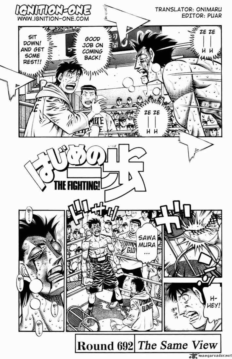 Hajime no Ippo Chapter 692 - Manhwa18.com