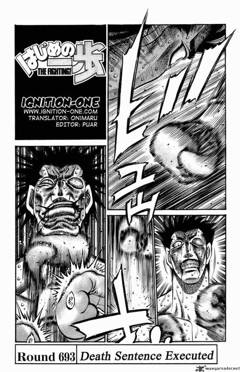 Hajime no Ippo Chapter 693 - Manhwa18.com