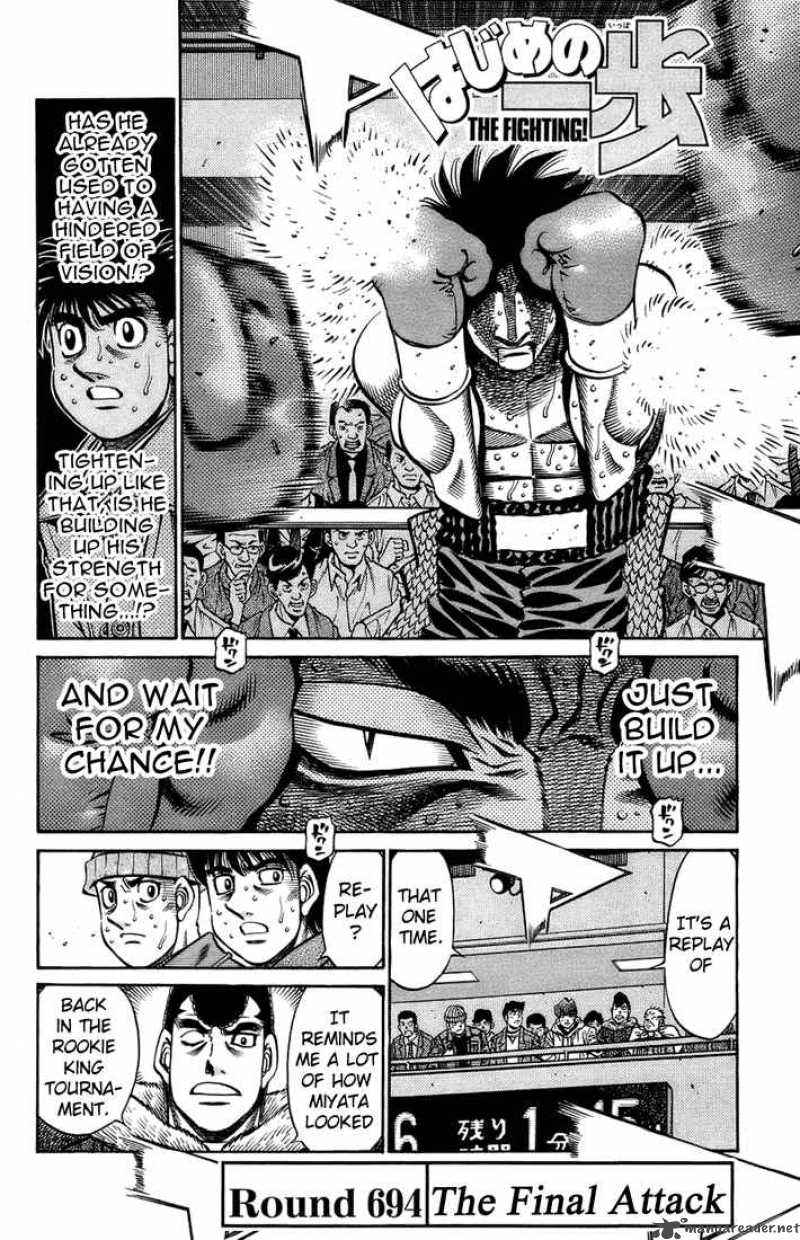 Hajime no Ippo Chapter 694 - Manhwa18.com