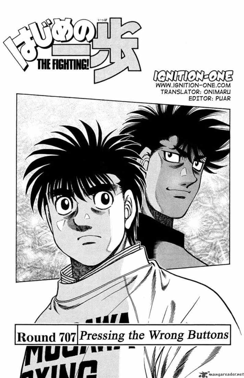 Hajime no Ippo Chapter 707 - Manhwa18.com