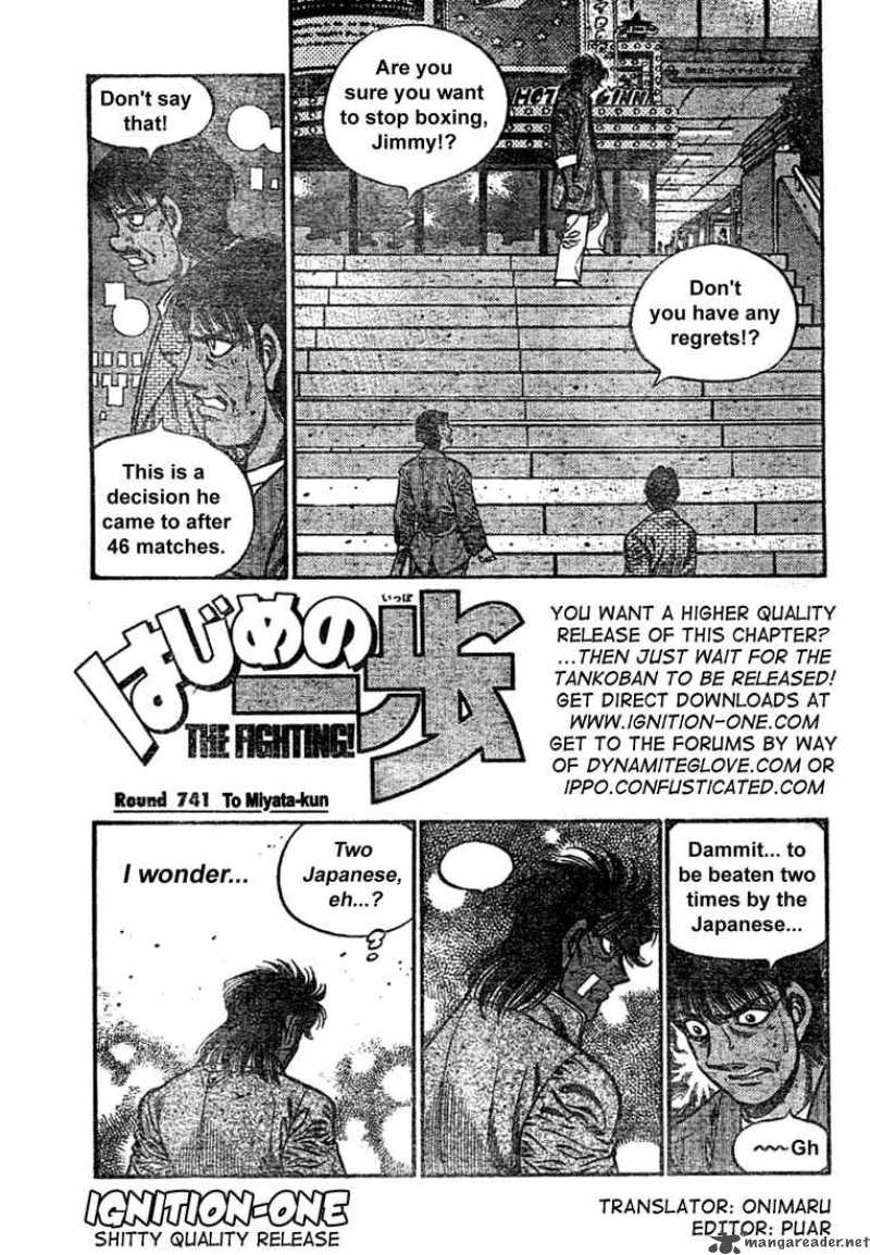 Hajime no Ippo Chapter 741 - Manhwa18.com