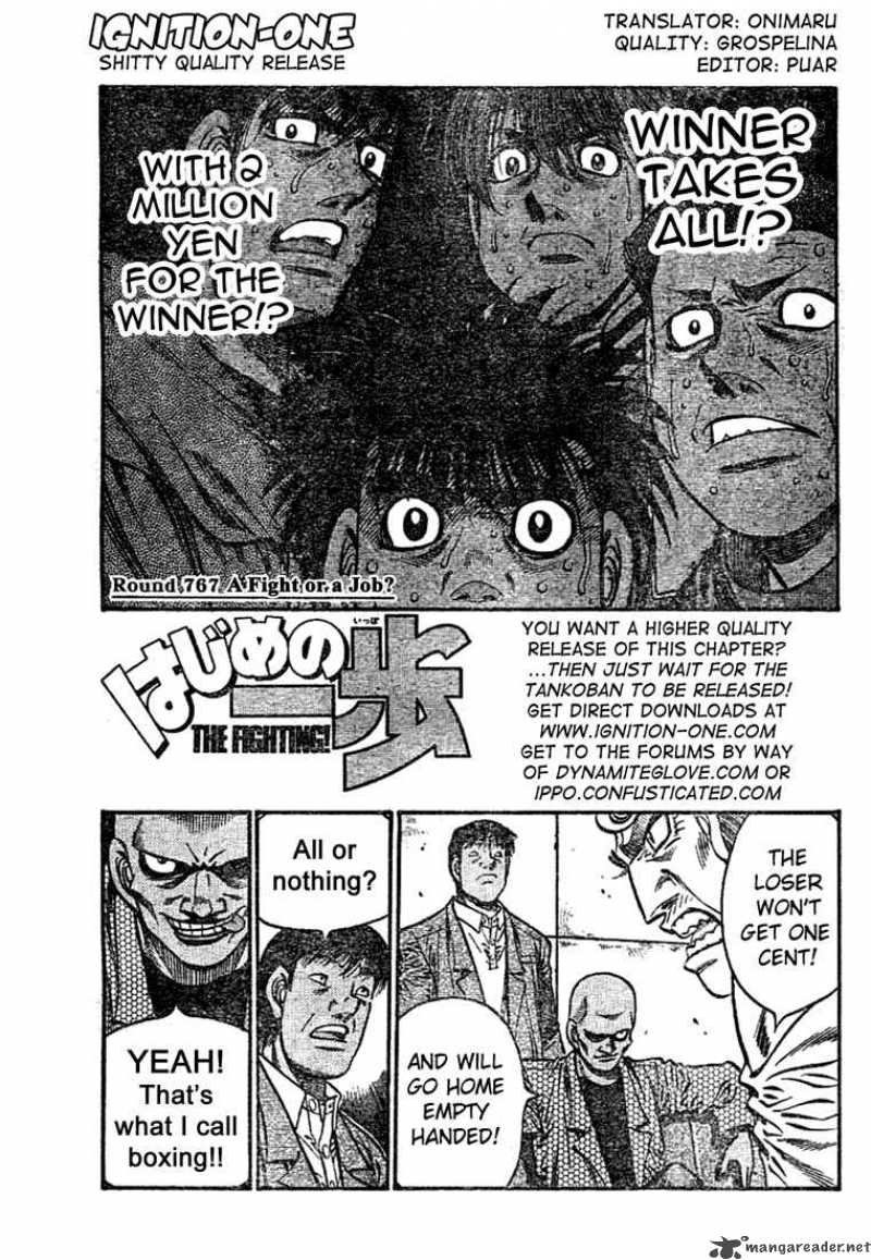 Hajime no Ippo Chapter 767 - Manhwa18.com