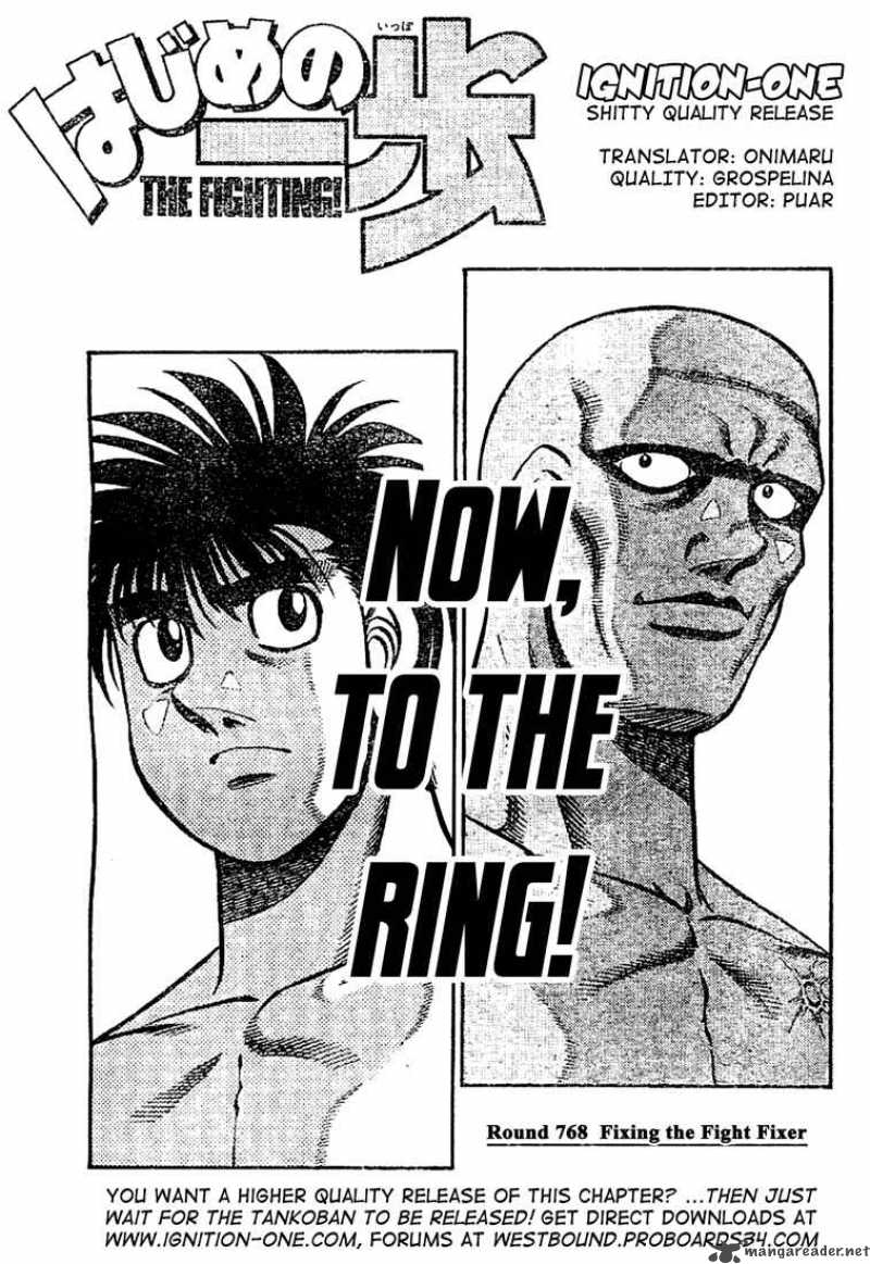 Hajime no Ippo Chapter 768 - Manhwa18.com