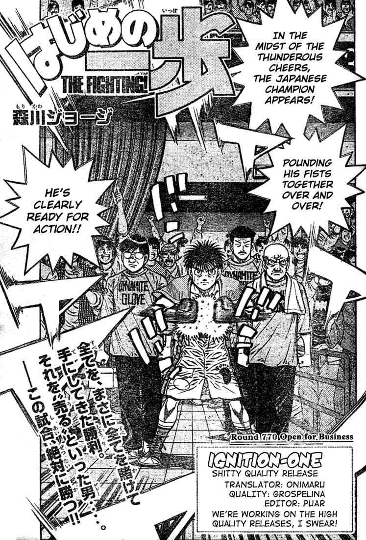 Hajime no Ippo Chapter 770 - Manhwa18.com