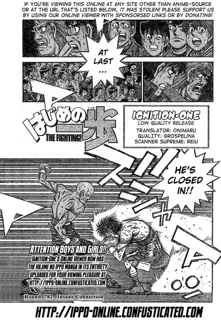 Hajime no Ippo Chapter 782 - Manhwa18.com