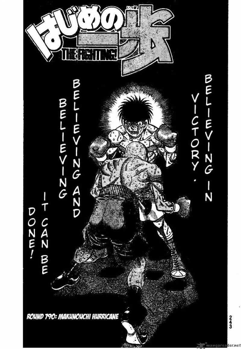 Hajime no Ippo Chapter 790 - Manhwa18.com