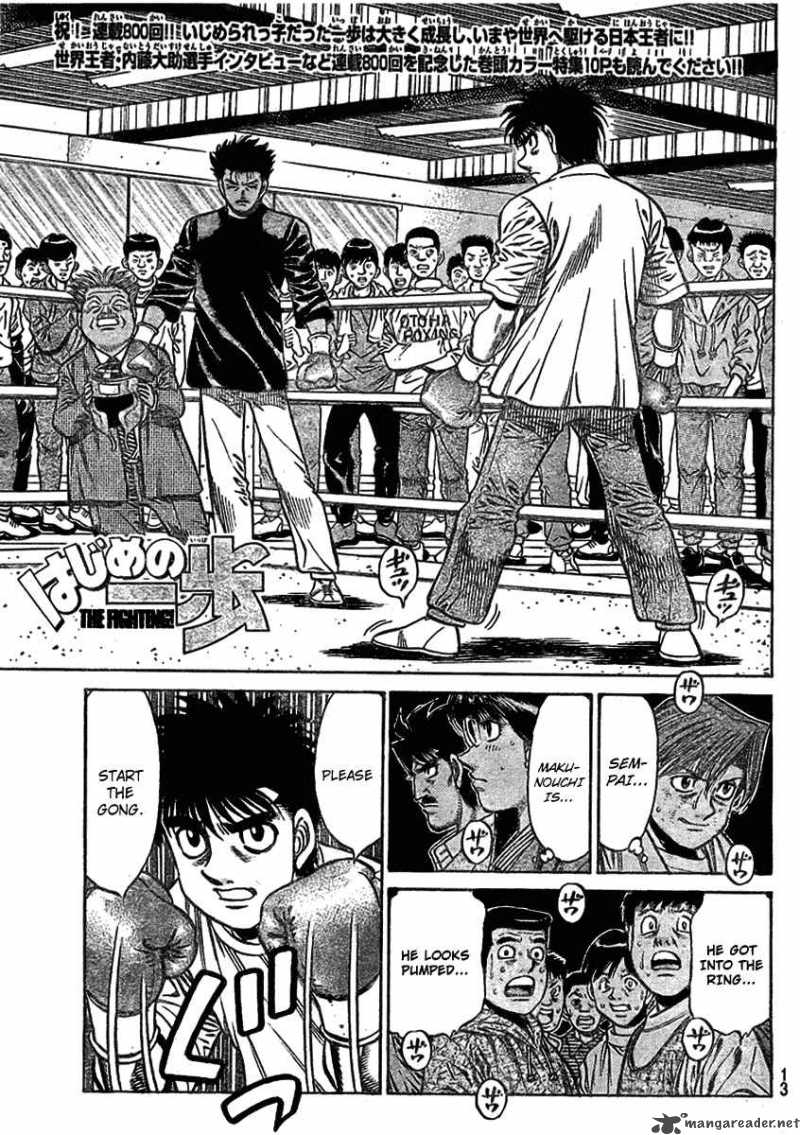 Hajime no Ippo Chapter 800 - Manhwa18.com