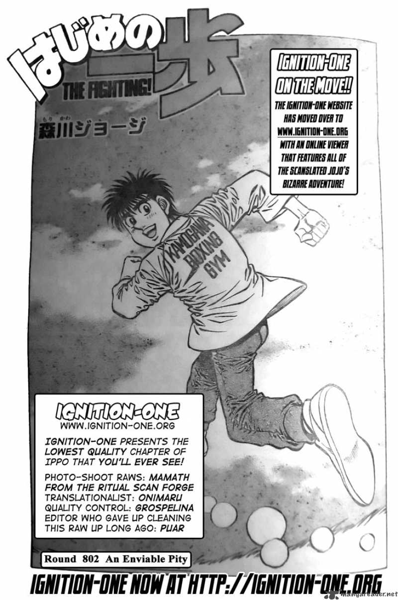 Hajime no Ippo Chapter 802 - Manhwa18.com