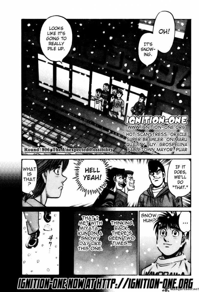 Hajime no Ippo Chapter 806 - Manhwa18.com