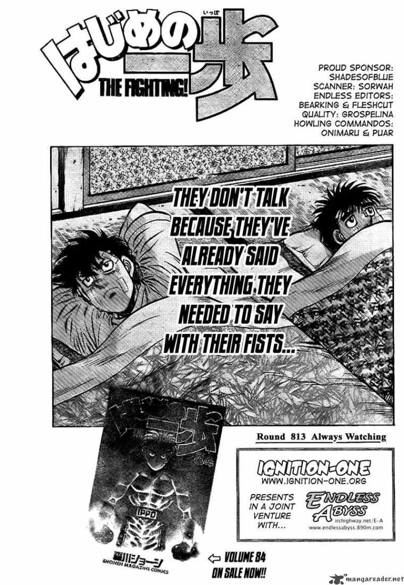 Hajime no Ippo Chapter 813 - Manhwa18.com