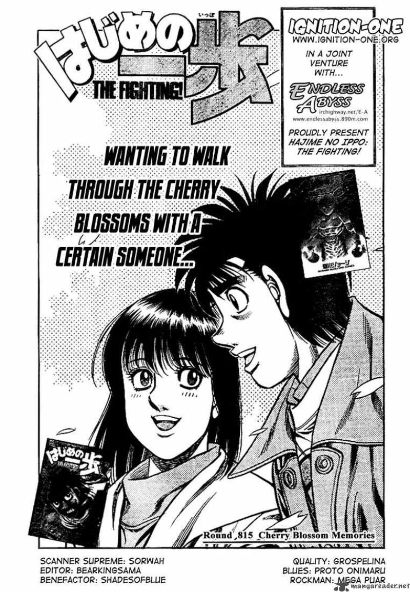 Hajime no Ippo Chapter 815 - Manhwa18.com