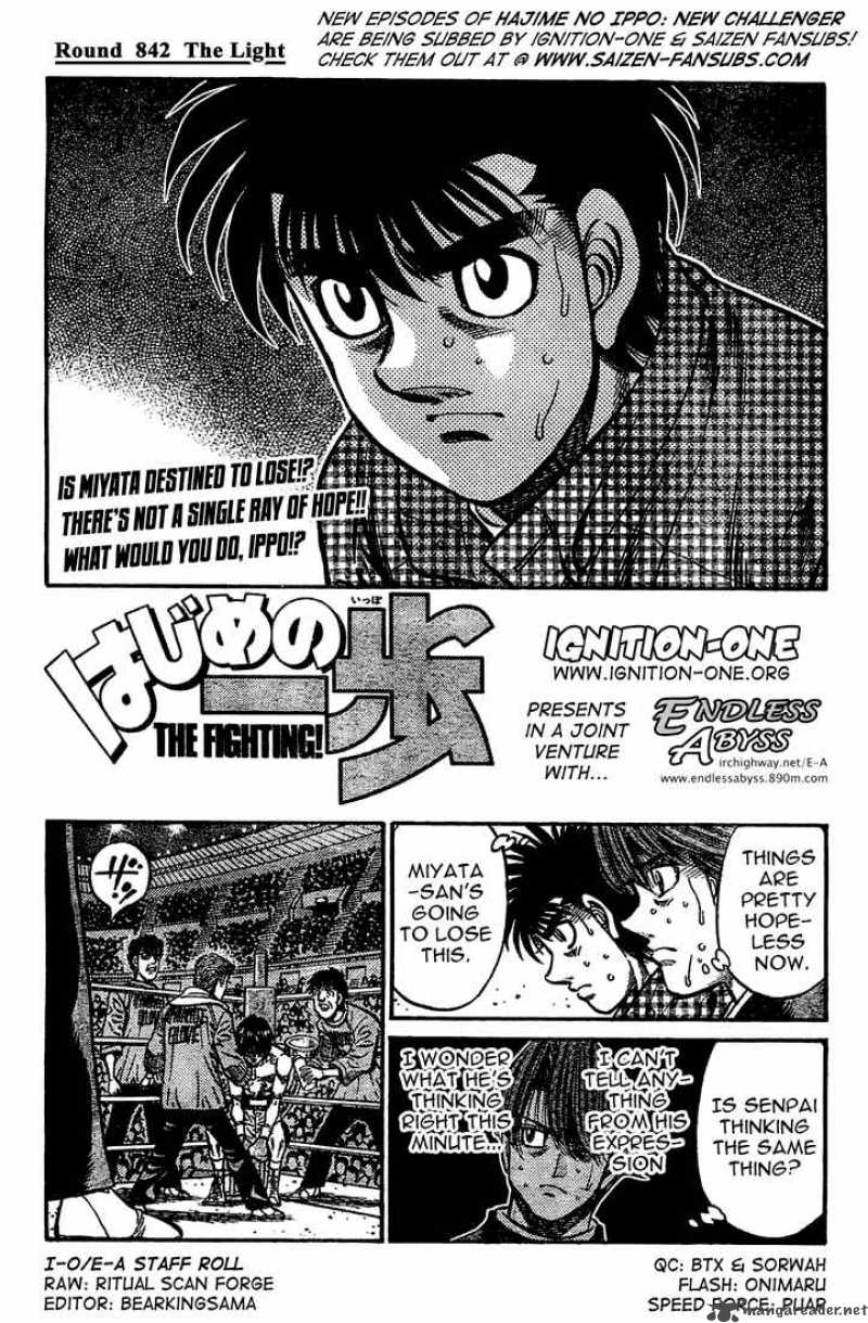 Hajime no Ippo Chapter 842 - Manhwa18.com