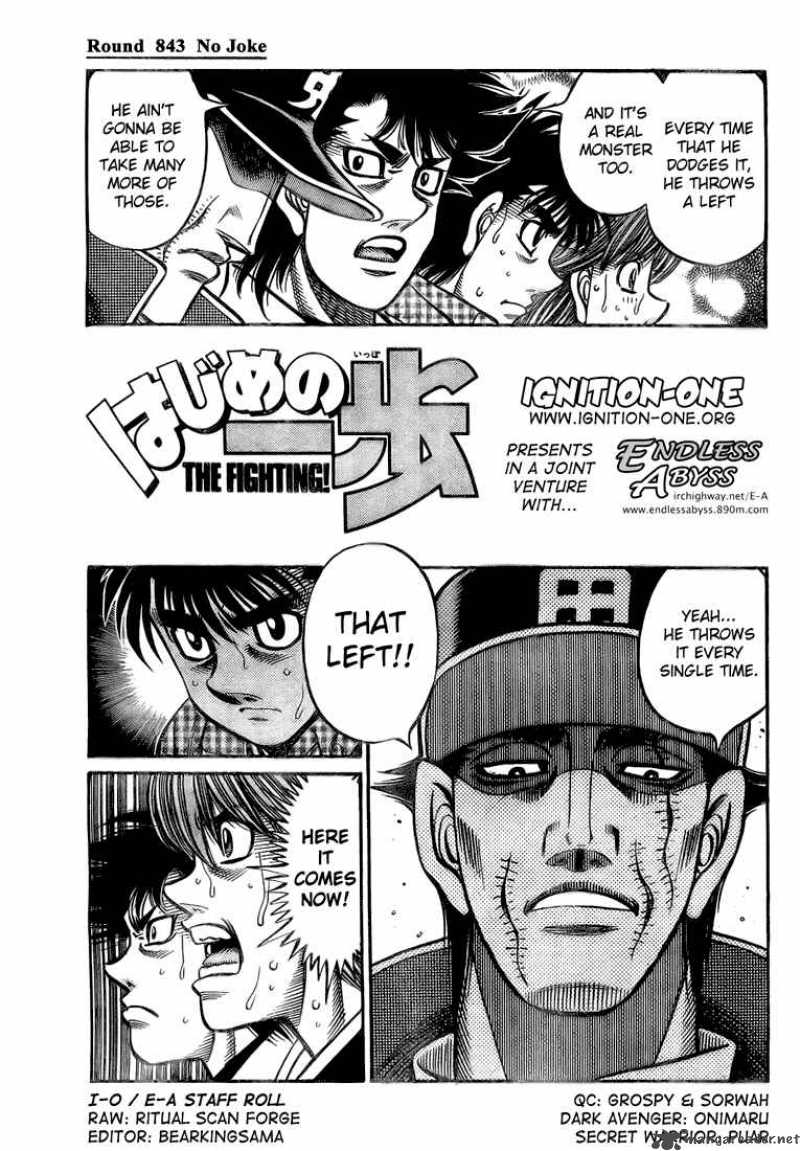 Hajime no Ippo Chapter 843 - Manhwa18.com