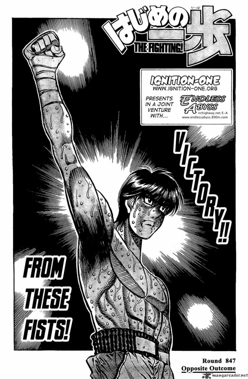 Hajime no Ippo Chapter 847 - Manhwa18.com