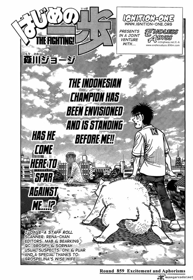 Hajime no Ippo Chapter 859 - Manhwa18.com