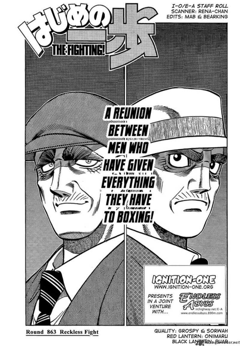 Hajime no Ippo Chapter 863 - Manhwa18.com